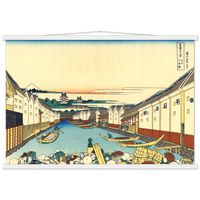 'Nihonbashi Bridge in Edo' by Hokusai, ca. 1830