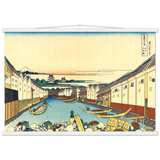 'Nihonbashi Bridge in Edo' by Hokusai, ca. 1830