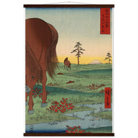 'Kogane Plain in Shimosa Province' by Hiroshige, 1858 - Wall Art