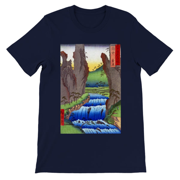 'Bichu: Go Valley' by Hiroshige, 1853 - T-Shirt