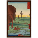 'Kogane Plain in Shimosa Province' by Hiroshige, 1858 - Wall Art