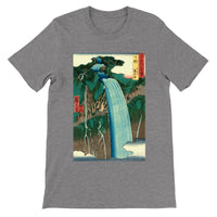 'Shimotsuke: Urami Waterfall on Mount Nikko' by Hiroshige, 1853 - T-Shirt