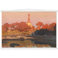 'The Golden Pagoda in Rangoon' by Yoshida Hiroshi, 1931 - Wall Art