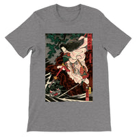 'Princess Kamigashi Attacking An Earth Spider' by Kuniyoshi, 1855 - T-Shirt