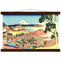 'A View of Fuji from the Tea Plantation of Katakura in Suruga Province' by Hokusai, ca. 1831