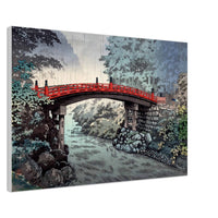 'Sacred Bridge At Nikko' by Tsuchiya Koitsu, 1939