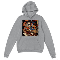 'Tenjiku Tokubei Riding His Fire Toad' by Kuniyoshi, ca. 1828 - Hoodie