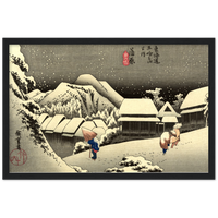 'Kanbara' by Hiroshige, ca. 1832 - Wall Art