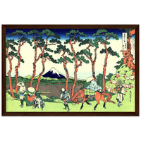 'Hodogaya on the Tokaido Road' by Hokusai, ca. 1830