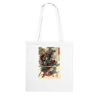 'Sasai Kyuzo Masayasu' by Kuniyoshi, ca. 1850 - Tote Bag