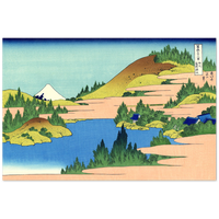 'Hakone Lake in Sagami Province' by Hokusai, ca. 1830