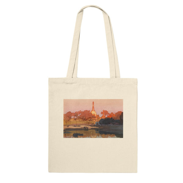 'The Golden Pagoda in Rangoon' by Yoshida Hiroshi, 1931 - Tote Bag