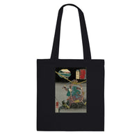 'Musa: Miyamoto Musashi' by Kuniyoshi, 1852 - Tote Bag