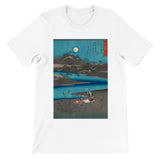 'Washerwomen in Settsu' by Hiroshige, 1857 - T-Shirt