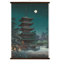 'Asakusa Kinryuzan Temple' by Tsuchiya Koitsu, 1938