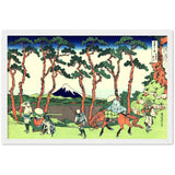 'Hodogaya on the Tokaido Road' by Hokusai, ca. 1830