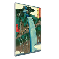 'Shimotsuke: Urami Waterfall on Mount Nikko' by Hiroshige, 1853 - Wall Art