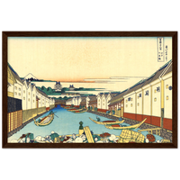 'Nihonbashi Bridge in Edo' by Hokusai, ca. 1830