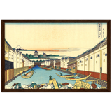 'Nihonbashi Bridge in Edo' by Hokusai, ca. 1830