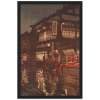 'Kagurazaka Street After A Night Rain' by Yoshida Hiroshi, 1929 - Wall Art