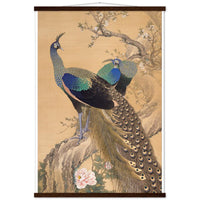 'A Pair Of Peacocks In Spring' by Imao Keinen, 1901 (short version)