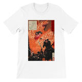 'Kamitsukeno Yatsunada Attacking Saohime's Castle' by Yoshitoshi, 1880 - T-Shirt