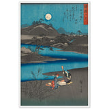 'Washerwomen in Settsu' by Hiroshige, 1857 - Wall Art