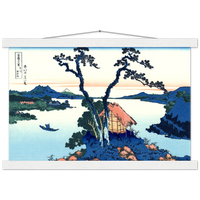 'Lake Suwa in Shinano Province' by Hokusai, ca. 1830