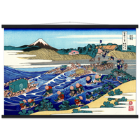 'Fuji from Kanaya on the Tokaido Road' by Hokusai, ca. 1831