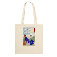 'Minamoto no Yoritomo' by Yoshitoshi, 1876 - Tote Bag