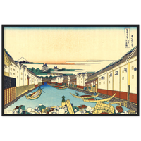 'Nihonbashi Bridge in Edo' by Hokusai, ca. 1830