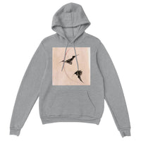 'Bats Against A Crescent Moon' by Hokusai, ca. 1830s - Hoodie