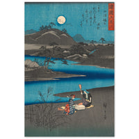 'Washerwomen in Settsu' by Hiroshige, 1857 - Wall Art