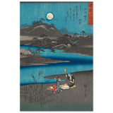 'Washerwomen in Settsu' by Hiroshige, 1857 - Wall Art