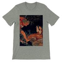 'Kobo Daishi Wards Off A Demon By Reciting The Tantra' by Hokusai, ca. 1840s - T-Shirt