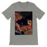 'Kobo Daishi Wards Off A Demon By Reciting The Tantra' by Hokusai, ca. 1840s - T-Shirt