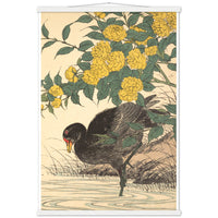 'Cormorant And Kerria Rose' by Imao Keinen, 1891