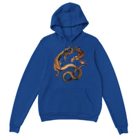 'Dragon' by Hokusai, ca. 1844 - Hoodie (no background)