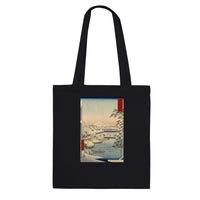 'Sukiyagashi in Tokyo' by Hiroshige, 1858 - Tote Bag