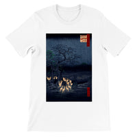 'Foxfires On New Year's Eve At The Enoki Tree' by Hiroshige, 1857 - T-Shirts