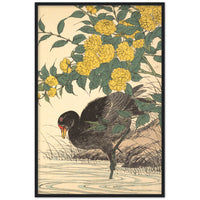 'Cormorant And Kerria Rose' by Imao Keinen, 1891