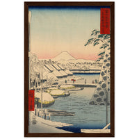 'Sukiyagashi in Tokyo' by Hiroshige, 1858 - Wall Art