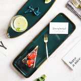 Green Glaze Ceramic Dining Set