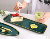 Green Glaze Ceramic Dining Set