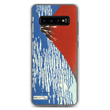 'South Wind, Clear Weather' by Hokusai, ca. 1830 - Samsung Phone Case