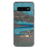 'Washerwomen in Settsu' by Hiroshige, 1857 - Samsung Phone Case