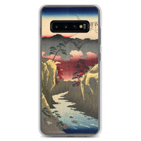 'Inume Pass in Kai Province' by Hiroshige, 1858 - Samsung Phone Case