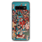 'One Hundred And Eight Heroes of the Shuihuzhuan' (Print 4) by Kuniyoshi, ca. 1830 - Samsung Phone Case