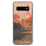 'The Golden Pagoda in Rangoon' by Yoshida Hiroshi, 1931 - Samsung Phone Case