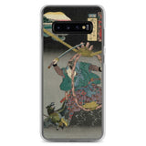 'Musa: Miyamoto Musashi' by Kuniyoshi, 1852 - Samsung Phone Case